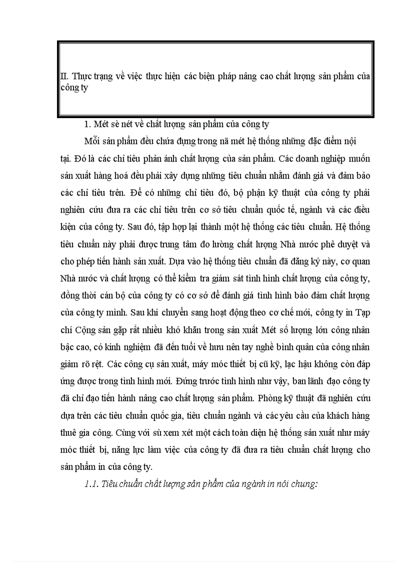 image for page Những giải pháp chủ yếu nhằm ổn định và nâng cao chất lượng in sản phẩm ở công ty in Tạp Chí Cộng Sản