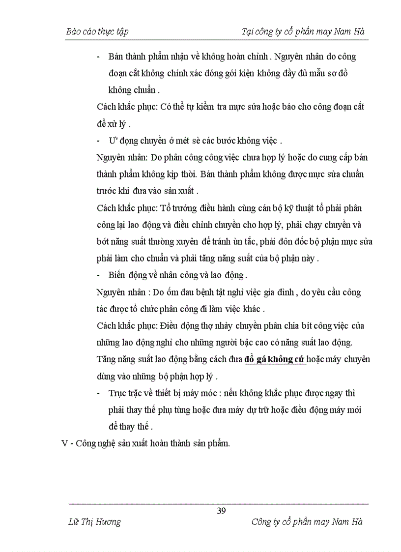 image for page Báo cáo thực tập tại công ty cổ phần may Nam Hà