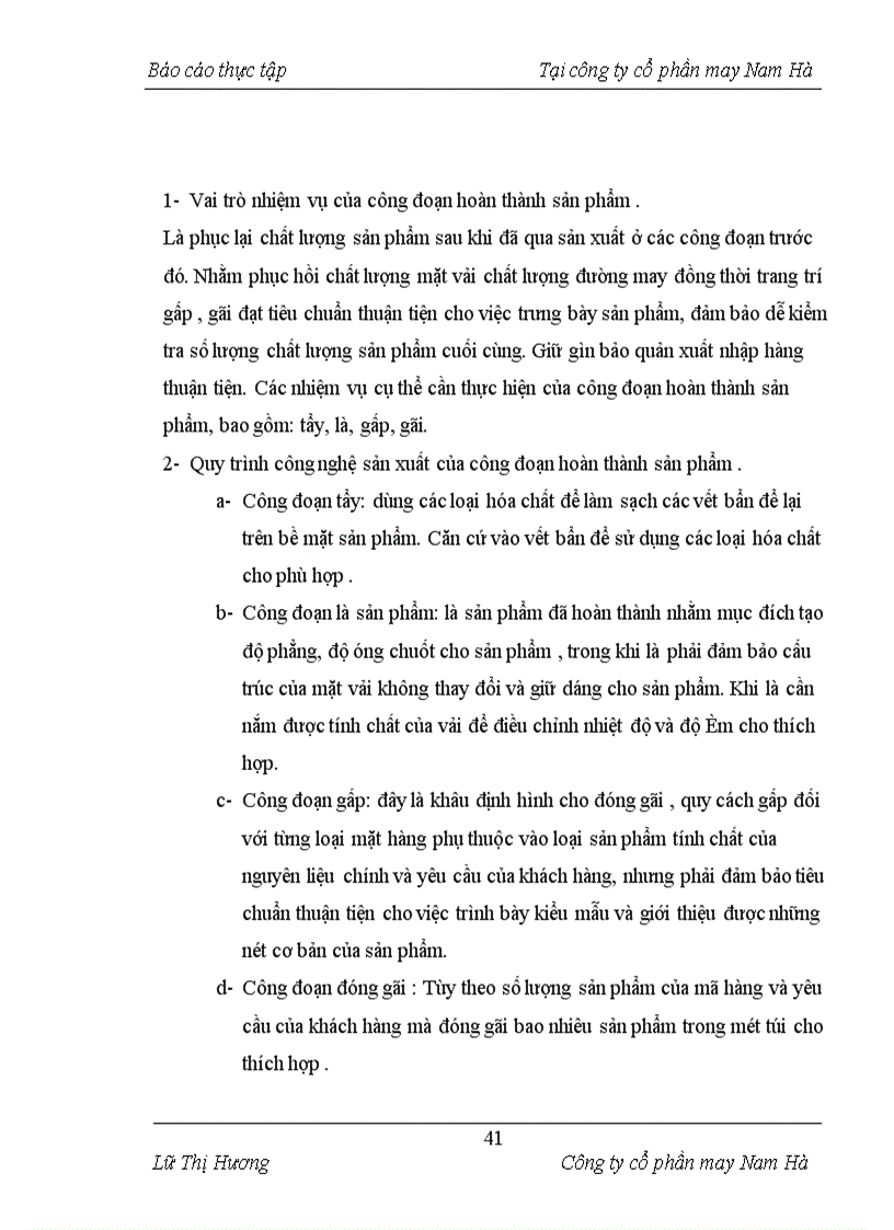 image for page Báo cáo thực tập tại công ty cổ phần may Nam Hà