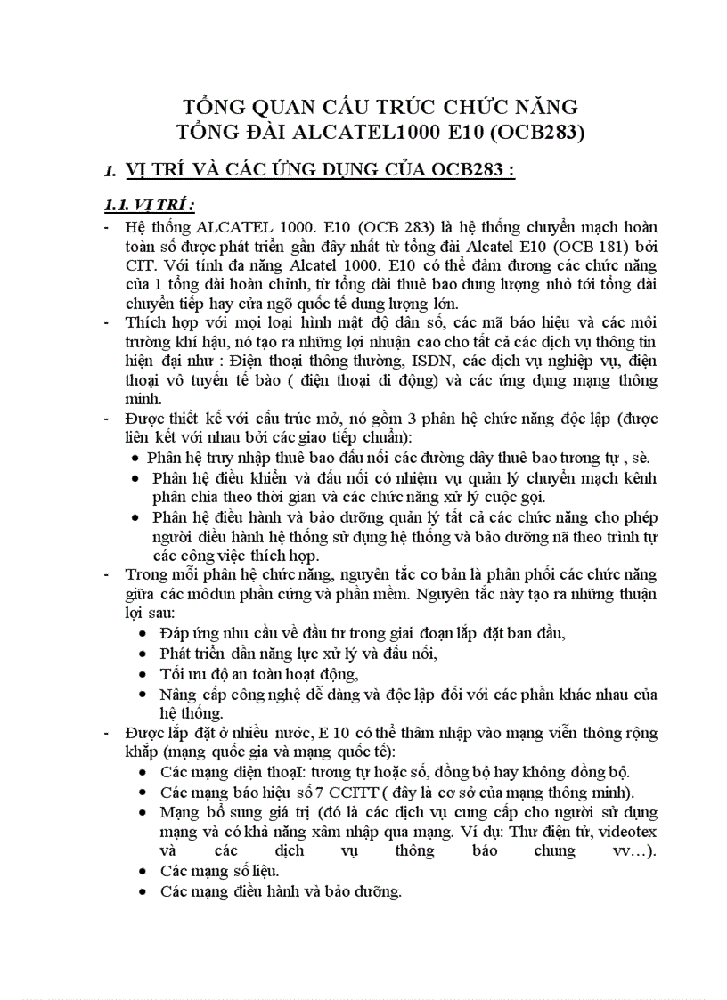 image for page Tìm hiểu về tổng đài Alcatel 1000E10 và Trạm điều khiển chính (SMC) trong tổng đài