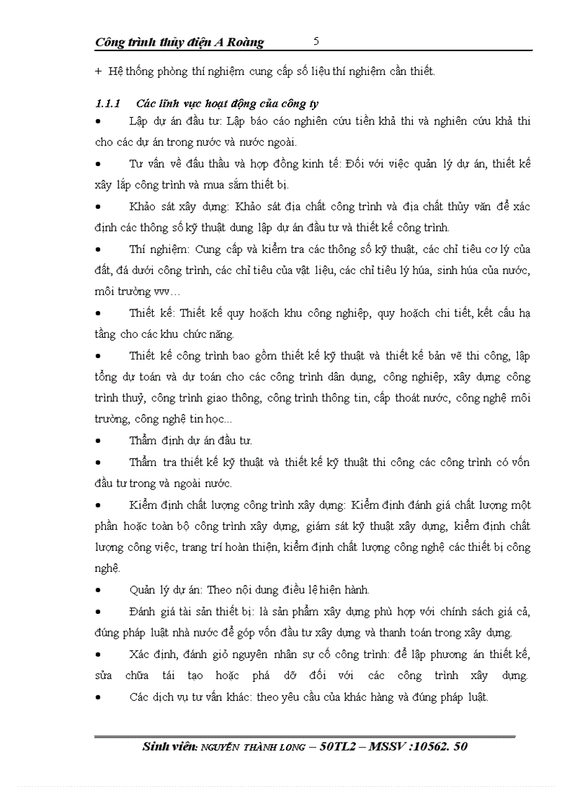 image for page Báo cáo thực tập tại Công ty tư vấn Đại Học Xây Đựng