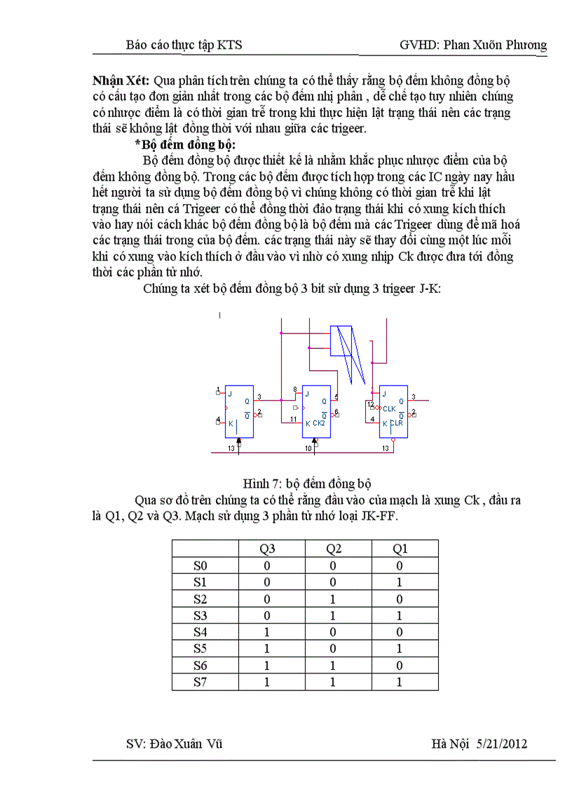 image for page Báo cáo thực tập môn kỹ thuật số, Đề Tài: Tạo Bộ Đếm Đồng Hồ