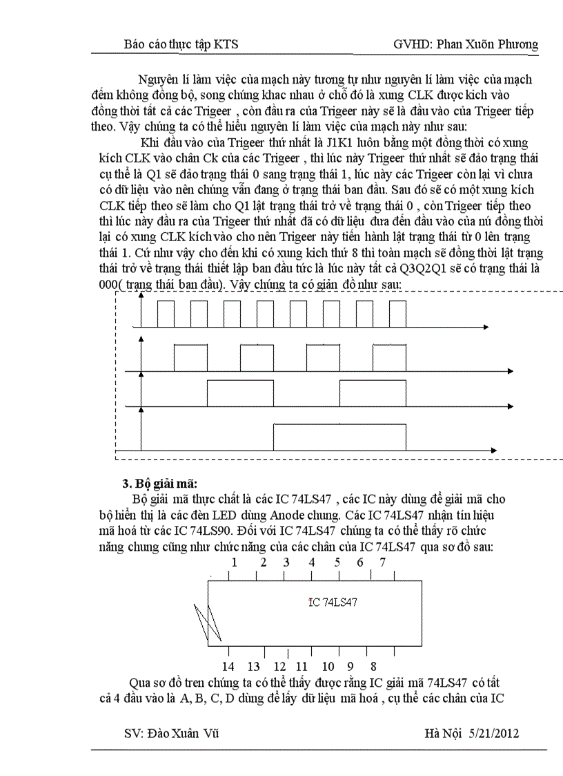 image for page Báo cáo thực tập môn kỹ thuật số, Đề Tài: Tạo Bộ Đếm Đồng Hồ