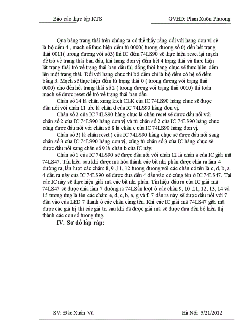 image for page Báo cáo thực tập môn kỹ thuật số, Đề Tài: Tạo Bộ Đếm Đồng Hồ