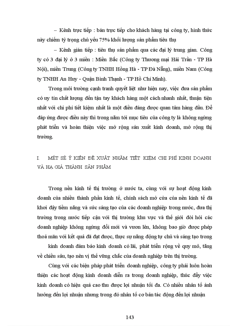 image for page Một số ý kiến đề xuất nhằm tiết kiệm chi phí kinh doanh và hạ giá thành sản phẩm tại công ty Dệt vải Công Nghiệp Hà Nội