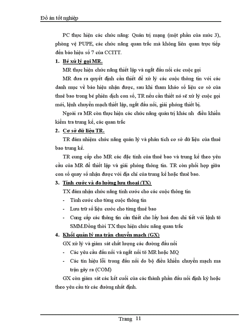 image for page Tổng quan về tổng đài Alcatel 1000 E10 (Ocb - 283) và Phân hệ đấu nối thuê bao - CSN