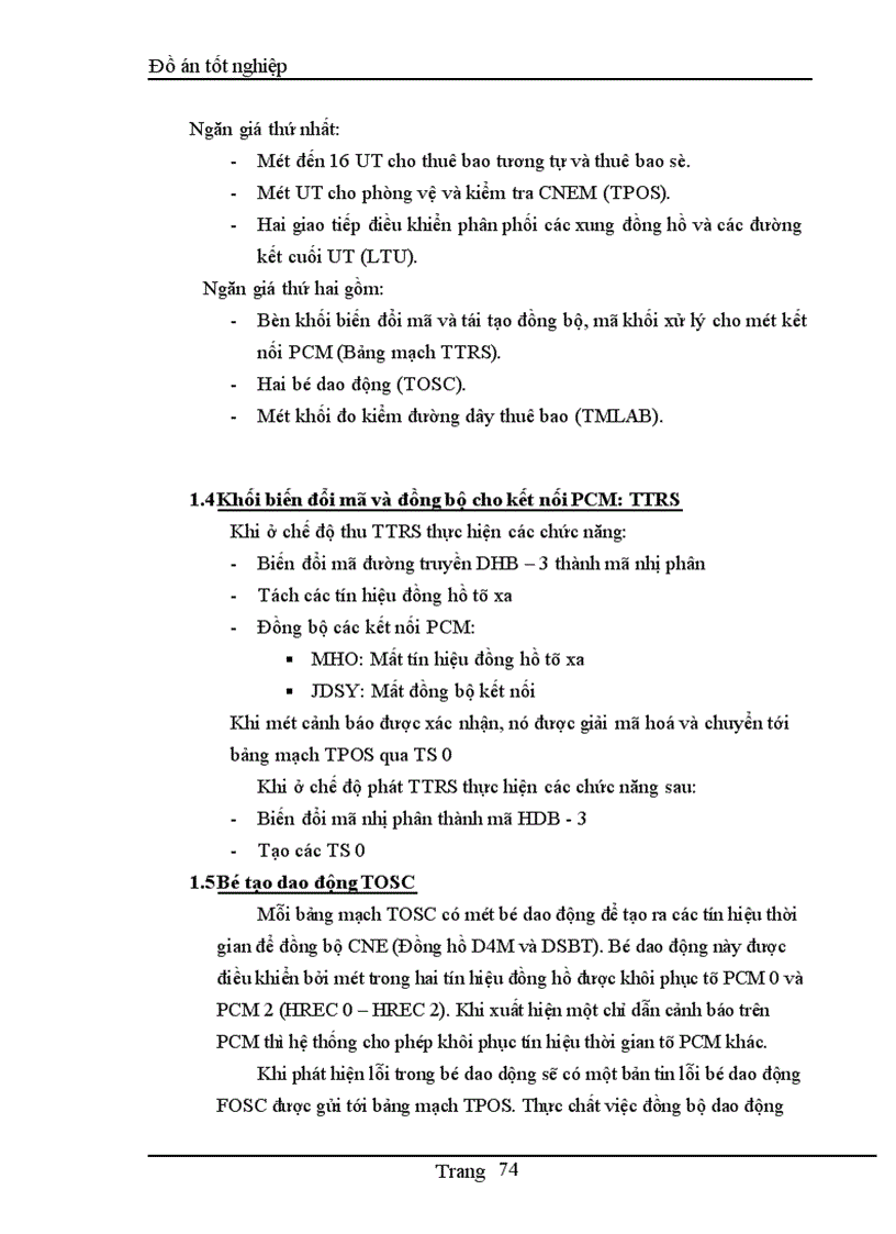 image for page Tổng quan về tổng đài Alcatel 1000 E10 (Ocb - 283) và Phân hệ đấu nối thuê bao - CSN