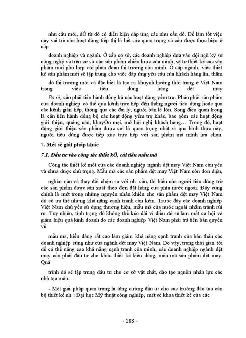 image for page Thực trạng và giải pháp đầu tư nâng cao khả năng cạnh tranh của ngành dệt may Việt Nam