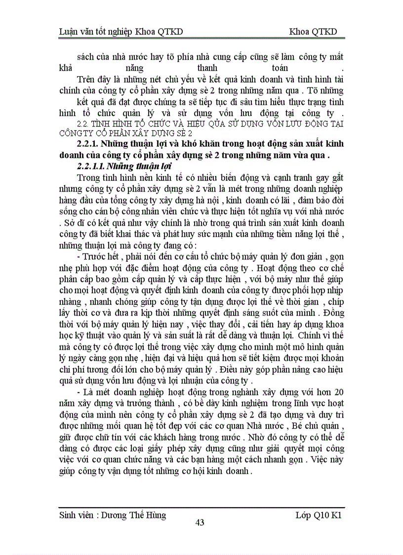 image for page Một số biện pháp nâng cao hiệu quả sử dụng vốn lưu động tại Công ty cổ phần xây dựng số 2