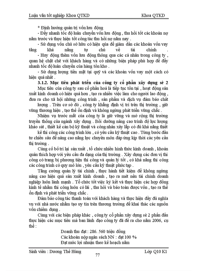 image for page Một số biện pháp nâng cao hiệu quả sử dụng vốn lưu động tại Công ty cổ phần xây dựng số 2