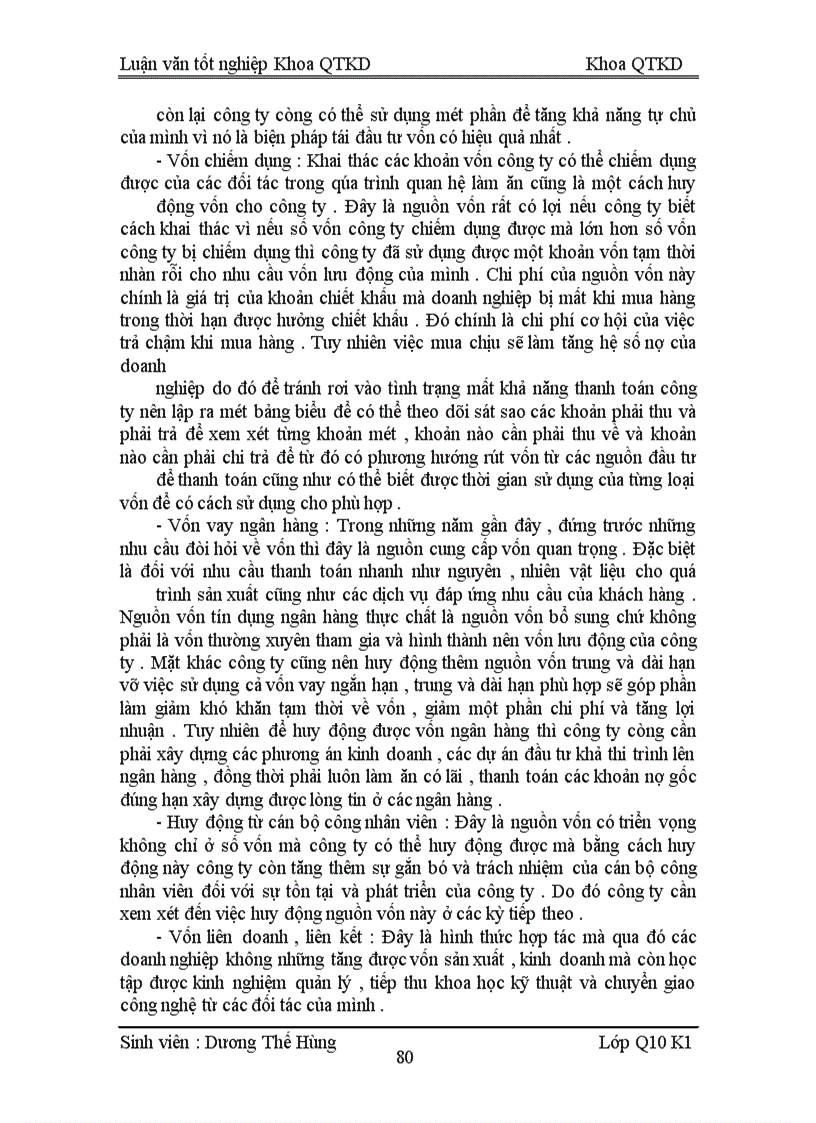 image for page Một số biện pháp nâng cao hiệu quả sử dụng vốn lưu động tại Công ty cổ phần xây dựng số 2