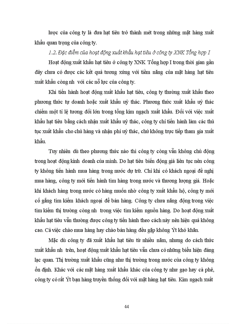 image for page Một số biện pháp thúc đẩy hoạt động xuất khẩu hạt tiêu ở công ty XNK Tổng hợp I