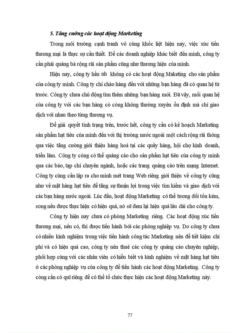 image for page Một số biện pháp thúc đẩy hoạt động xuất khẩu hạt tiêu ở công ty XNK Tổng hợp I