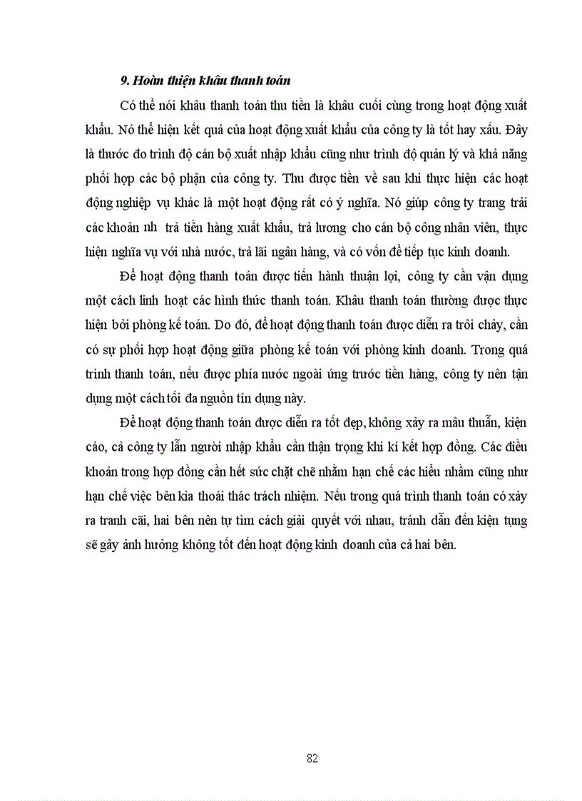 image for page Một số biện pháp thúc đẩy hoạt động xuất khẩu hạt tiêu ở công ty XNK Tổng hợp I