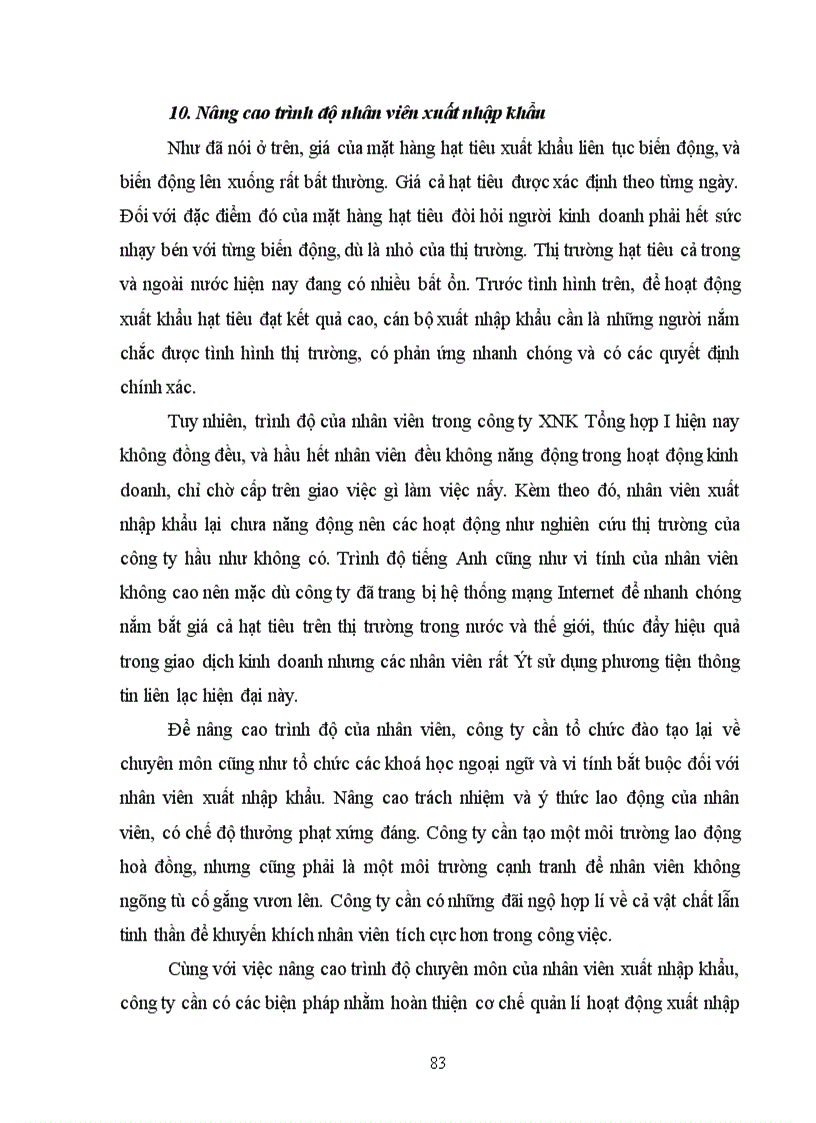 image for page Một số biện pháp thúc đẩy hoạt động xuất khẩu hạt tiêu ở công ty XNK Tổng hợp I