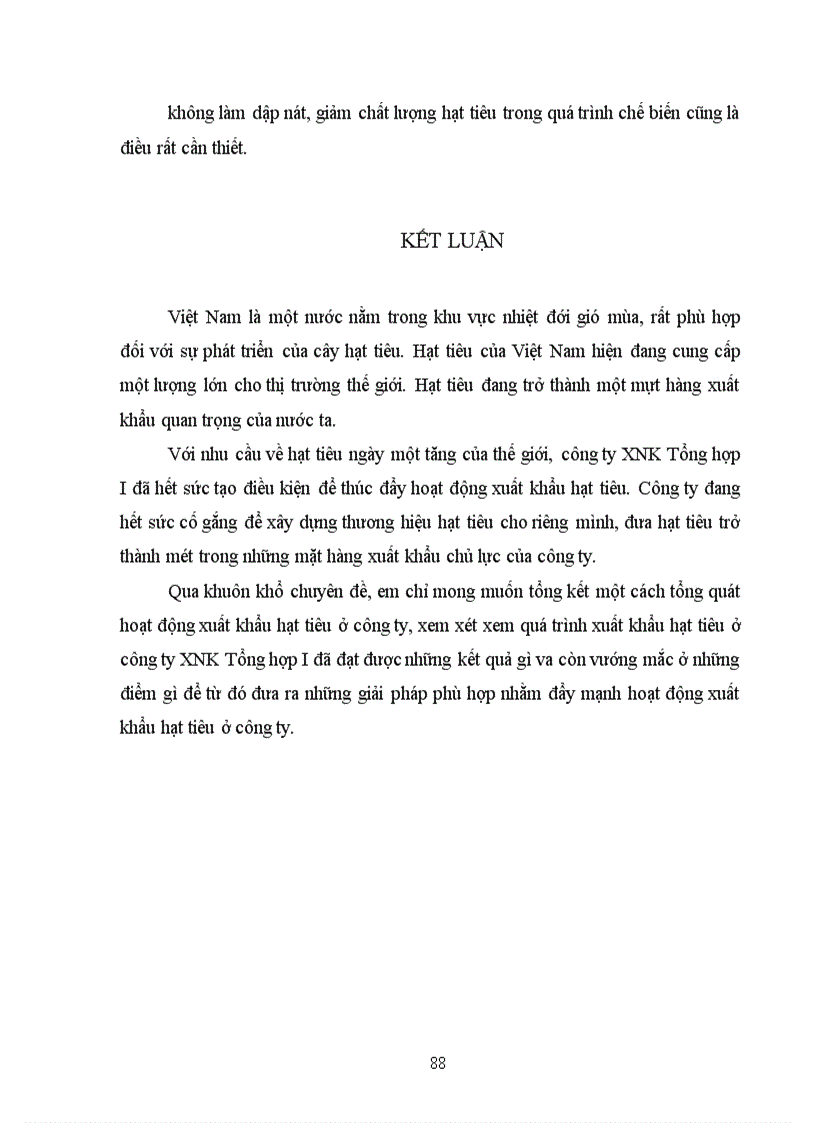 image for page Một số biện pháp thúc đẩy hoạt động xuất khẩu hạt tiêu ở công ty XNK Tổng hợp I