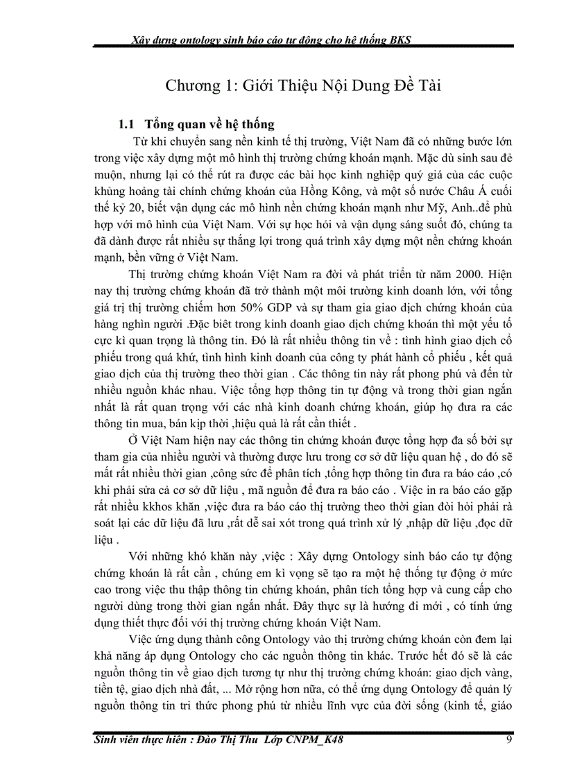 image for page Xây dựng ontology sinh tự động cho hệ thống BKS