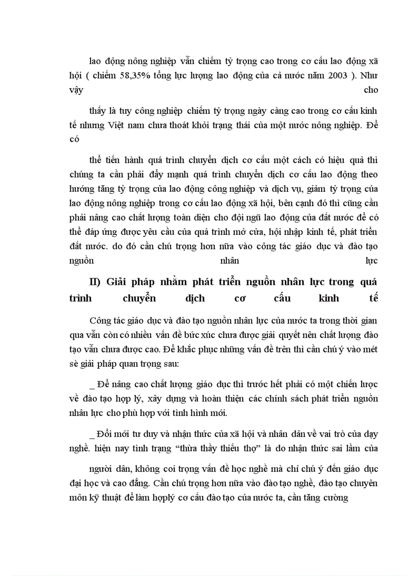 image for page Phát triển và đào tạo nguồn nhân lực Việt Nam trong quá trình chuyển dịch cơ cấu kinh tế