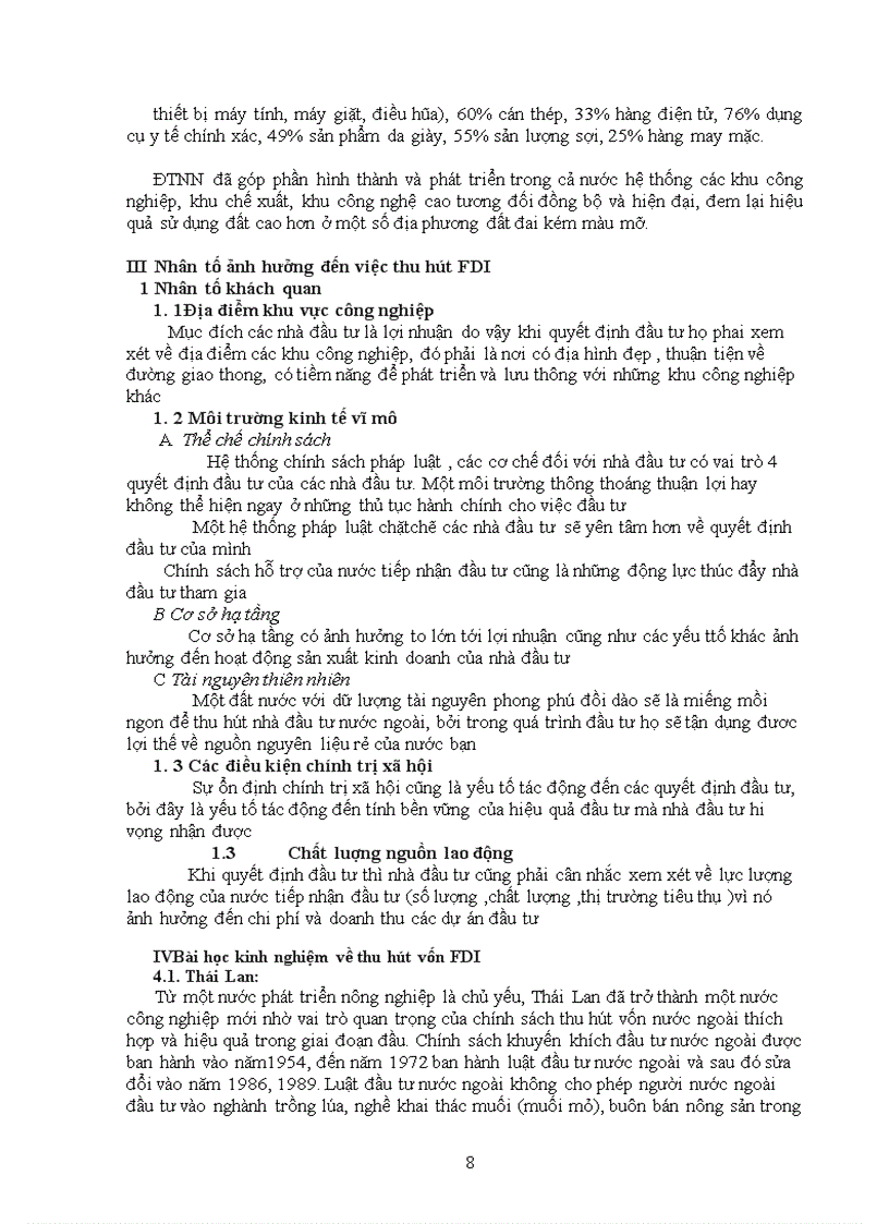 image for page Giải pháp thu hút FDI cho ngành công nghiệp của Viêt Nam