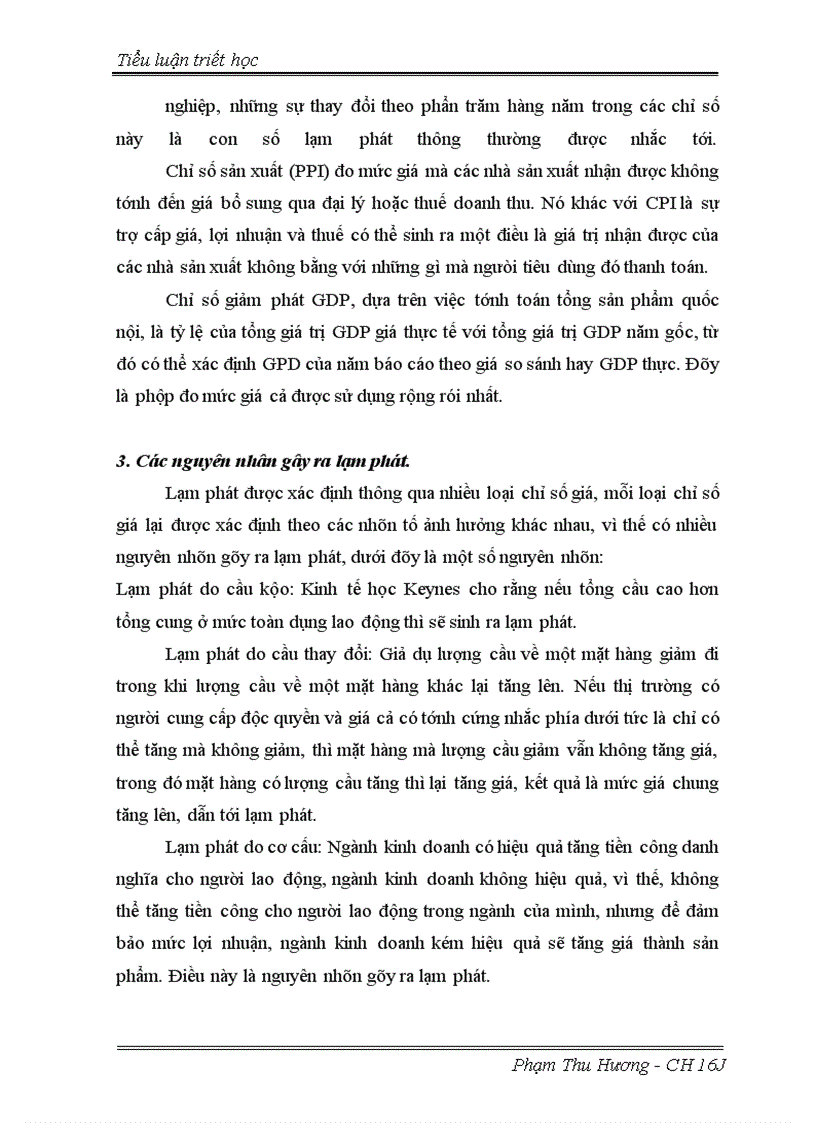 image for page Quan điểm toàn diện về vấn đề kiềm chế lạm phát trong nền kinh tế Việt Nam hiện nay