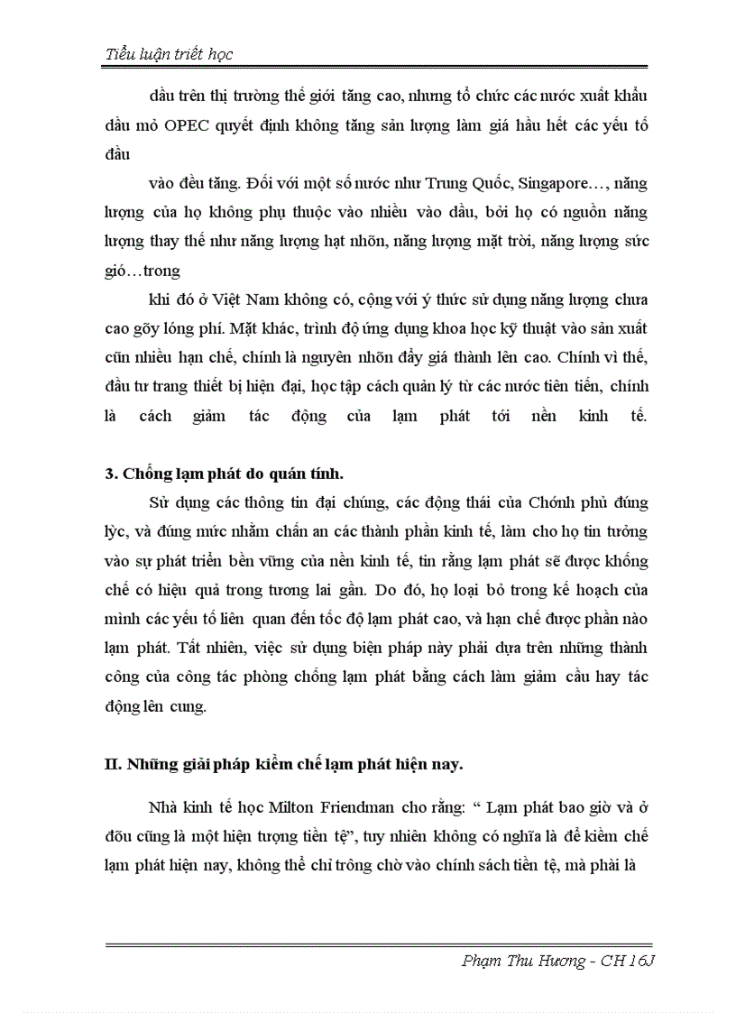 image for page Quan điểm toàn diện về vấn đề kiềm chế lạm phát trong nền kinh tế Việt Nam hiện nay