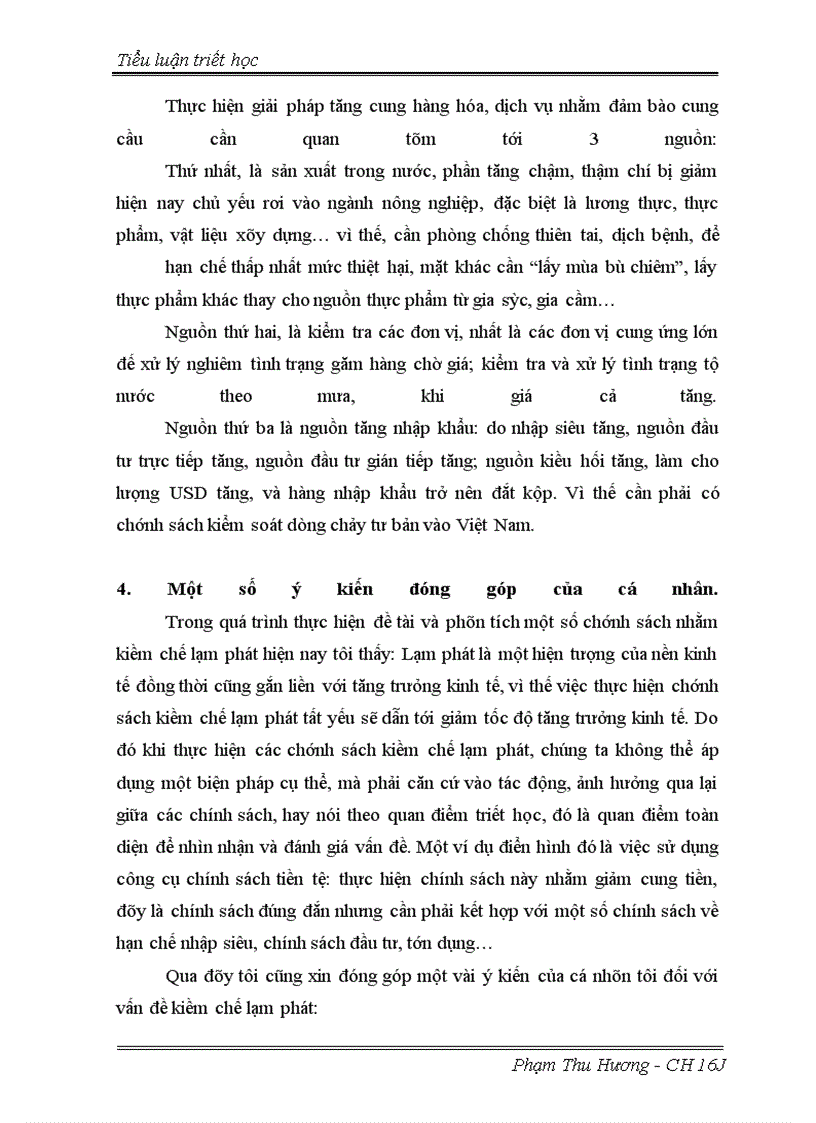image for page Quan điểm toàn diện về vấn đề kiềm chế lạm phát trong nền kinh tế Việt Nam hiện nay