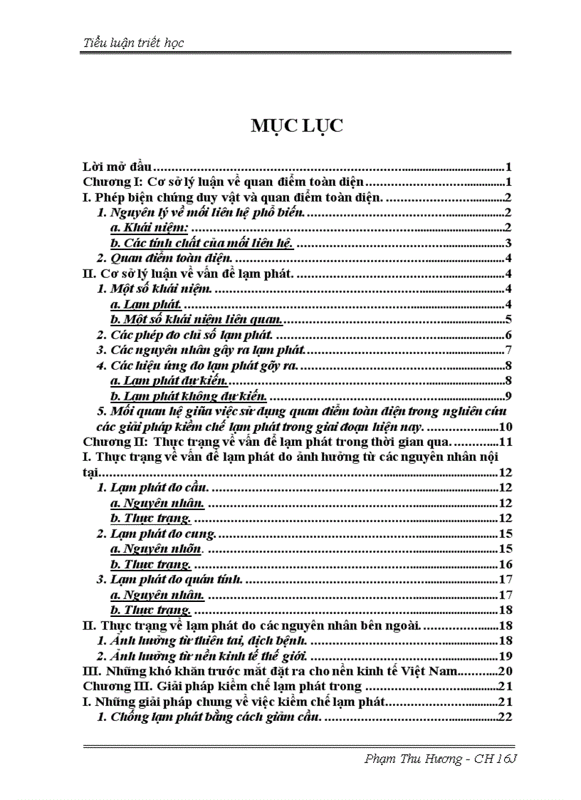 image for page Quan điểm toàn diện về vấn đề kiềm chế lạm phát trong nền kinh tế Việt Nam hiện nay