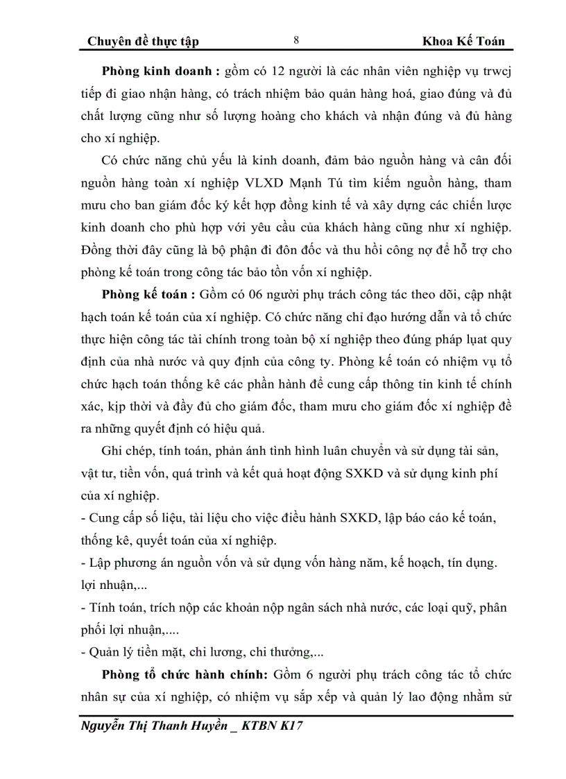 image for page Hoàn thiện hạch toán quá trình tiêu thụ và xác định kết quả kinh doanh tại xí nghiệp kinh doanh vật liệu xây dựng Mạnh Tú