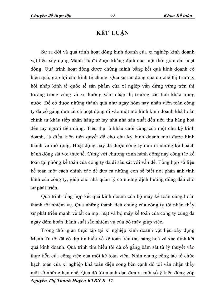 image for page Hoàn thiện hạch toán quá trình tiêu thụ và xác định kết quả kinh doanh tại xí nghiệp kinh doanh vật liệu xây dựng Mạnh Tú