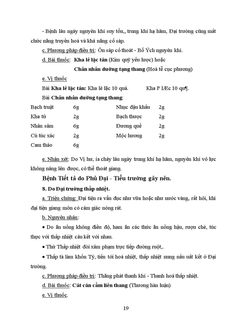 image for page Điều trị bệnh tiết tả bằng đông y