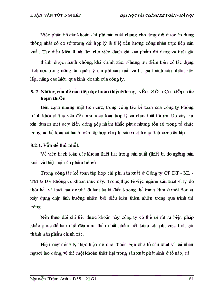 image for page Tổ chức công tác kế toán xác định chi phí sản xuất và tính giá thành sản phẩm