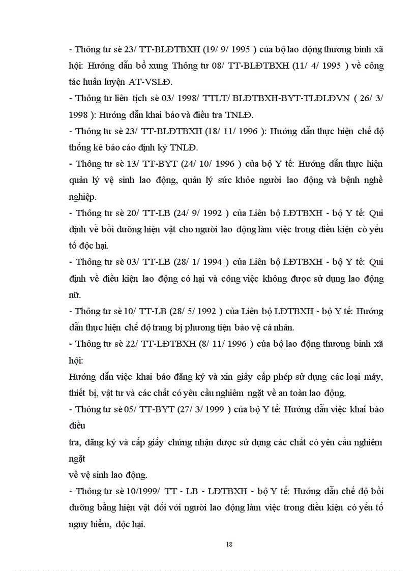 image for page Thực trạng trong công tác Bảo hộ lao động tại Xí nghiệp Xây lắp và mạnh dạn đề xuất một số giải pháp nhằm nâng cao hơn nữa về công tác An toàn vệ sinh lao động cho Xí nghiệp