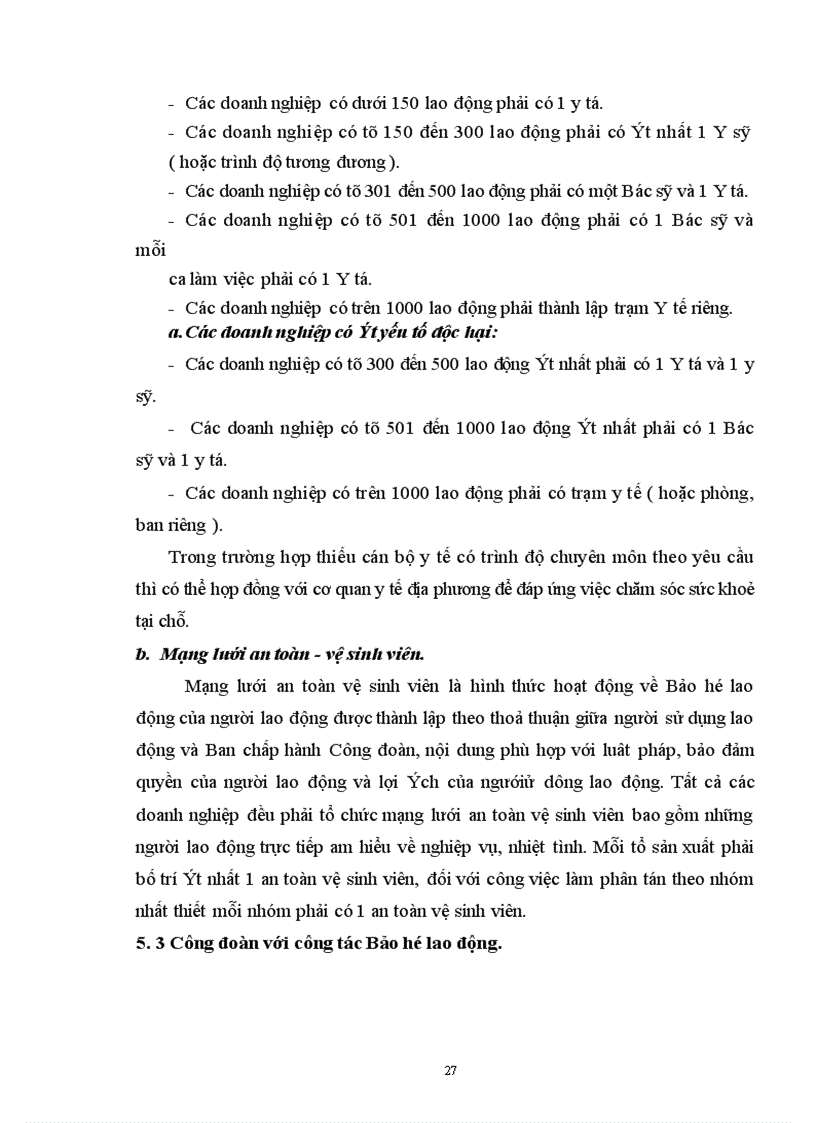 image for page Thực trạng trong công tác Bảo hộ lao động tại Xí nghiệp Xây lắp và mạnh dạn đề xuất một số giải pháp nhằm nâng cao hơn nữa về công tác An toàn vệ sinh lao động cho Xí nghiệp