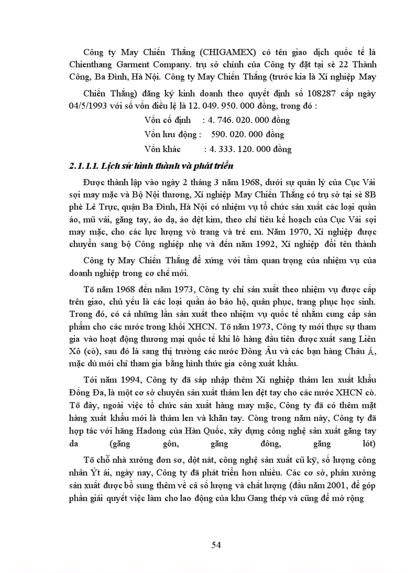 image for page Một số biện pháp nhằm nâng cao sức cạnh tranh của sản phẩm Công ty May Chiến Thắng