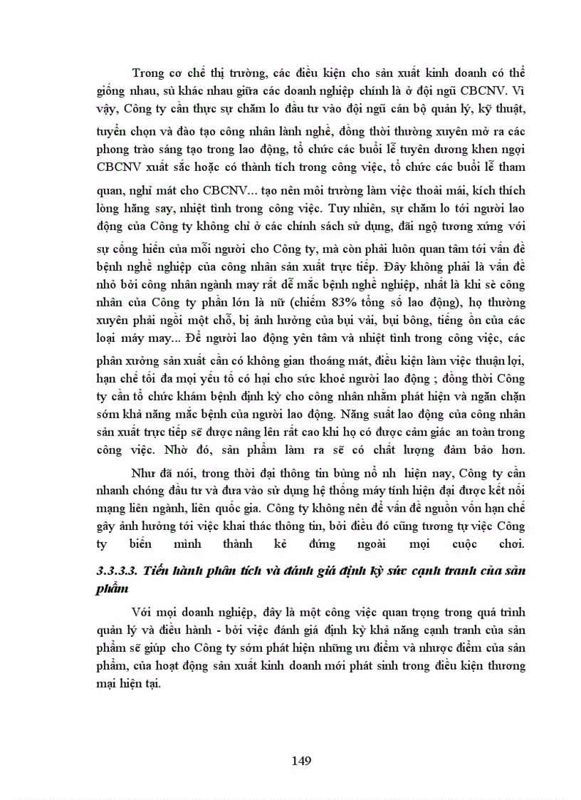 image for page Một số biện pháp nhằm nâng cao sức cạnh tranh của sản phẩm Công ty May Chiến Thắng