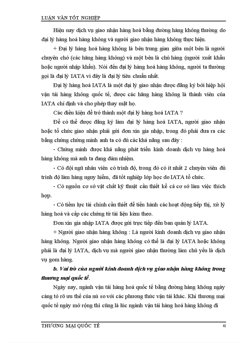 image for page Một số giải pháp nhằm đẩy mạnh nghiệp vụ giao nhận vận chuyển hàng hoá xuất nhập khẩu bằng đường hàng không ở chi nhánh tracimexco-hà nội