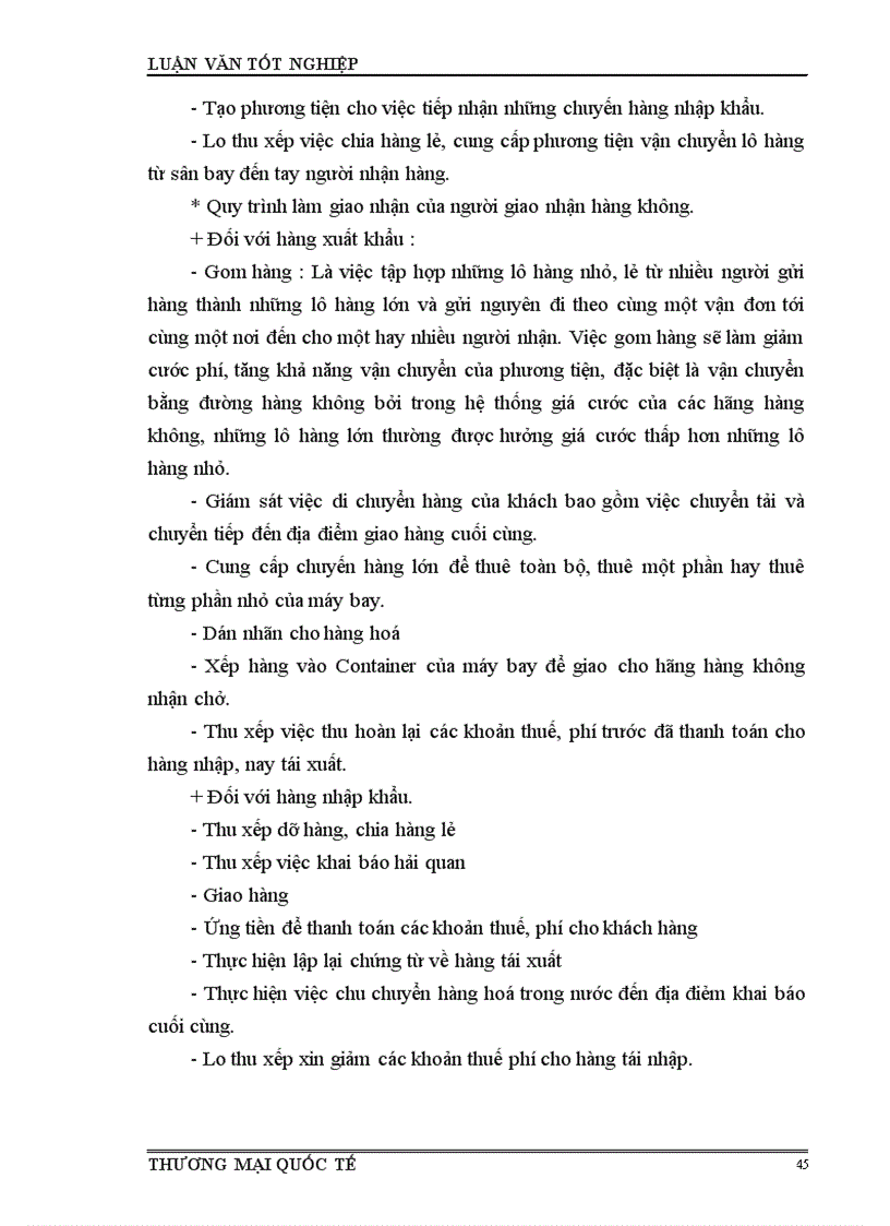 image for page Một số giải pháp nhằm đẩy mạnh nghiệp vụ giao nhận vận chuyển hàng hoá xuất nhập khẩu bằng đường hàng không ở chi nhánh tracimexco-hà nội