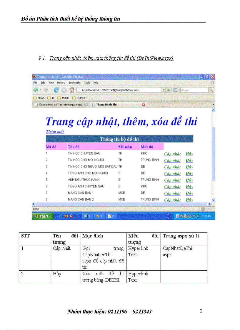 image for page Phân tích thiết kế hệ thống thông tin