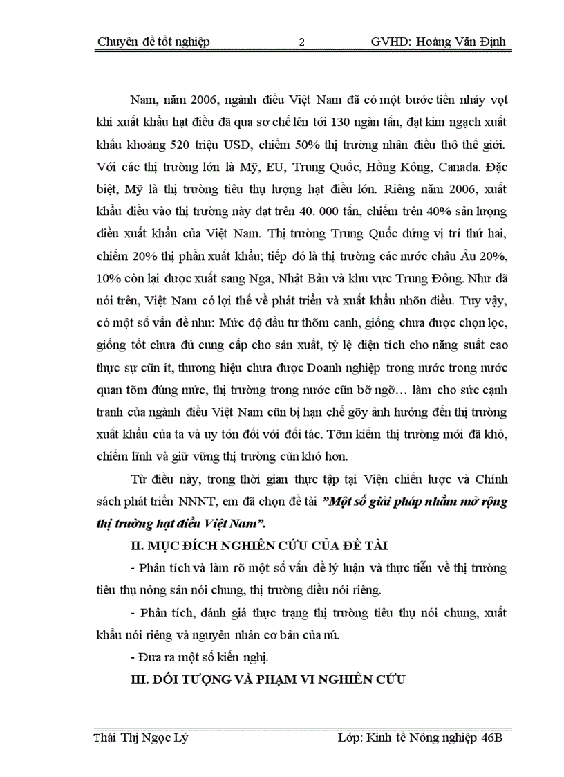 image for page Một số giải pháp nhằm mở rộng thị trường hạt điều Việt Nam