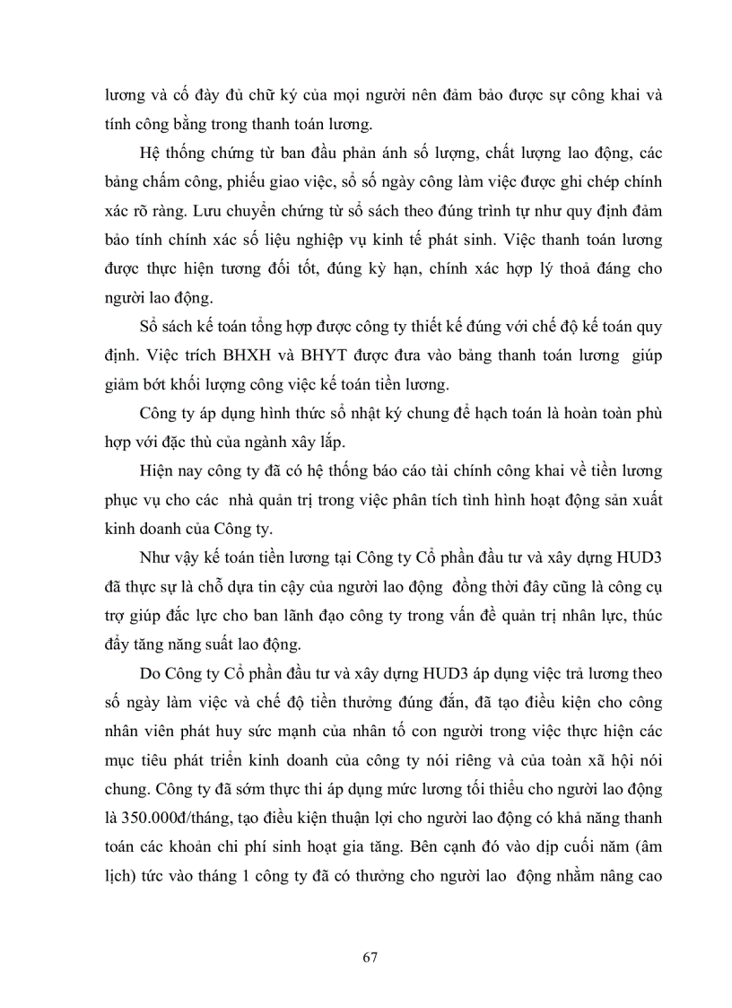 image for page Bsao cáo thực tập tại Công ty cổ phần Đầu tư và Xây dựng HUD3