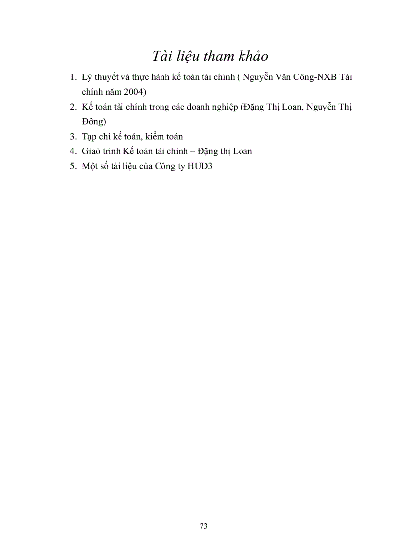 image for page Bsao cáo thực tập tại Công ty cổ phần Đầu tư và Xây dựng HUD3