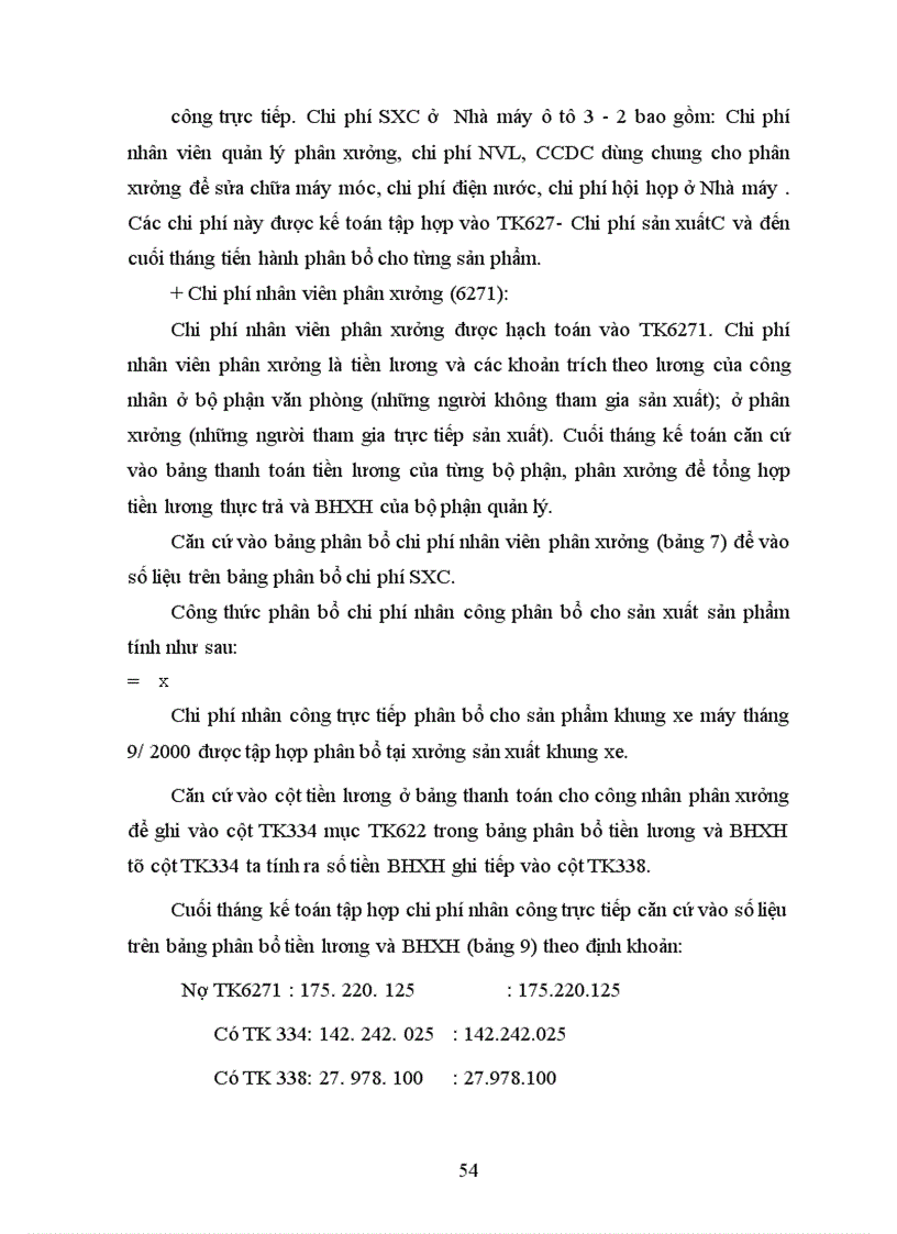 image for page Công tác kế toán chi phí sản xuất và tính giá thành sản phẩm tại Nhà máy ô tô 3-2