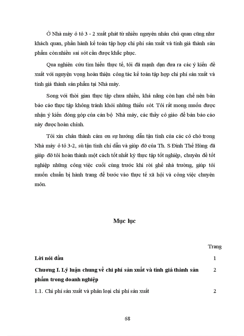 image for page Công tác kế toán chi phí sản xuất và tính giá thành sản phẩm tại Nhà máy ô tô 3-2