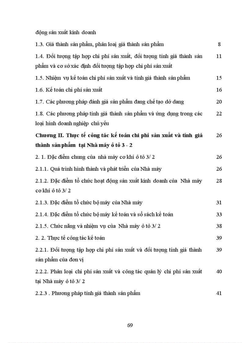 image for page Công tác kế toán chi phí sản xuất và tính giá thành sản phẩm tại Nhà máy ô tô 3-2