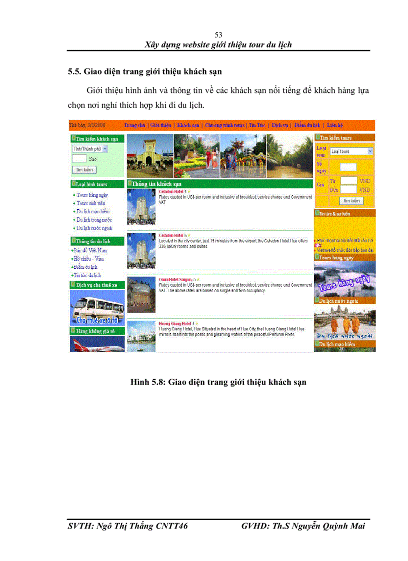 image for page Xây dựng website giới thiệu tour du lịch Xây dựng website giới thiệu tour du lịch