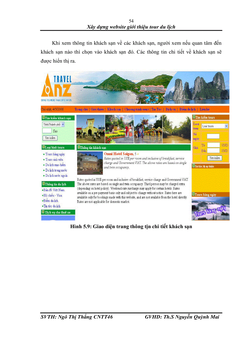 image for page Xây dựng website giới thiệu tour du lịch Xây dựng website giới thiệu tour du lịch