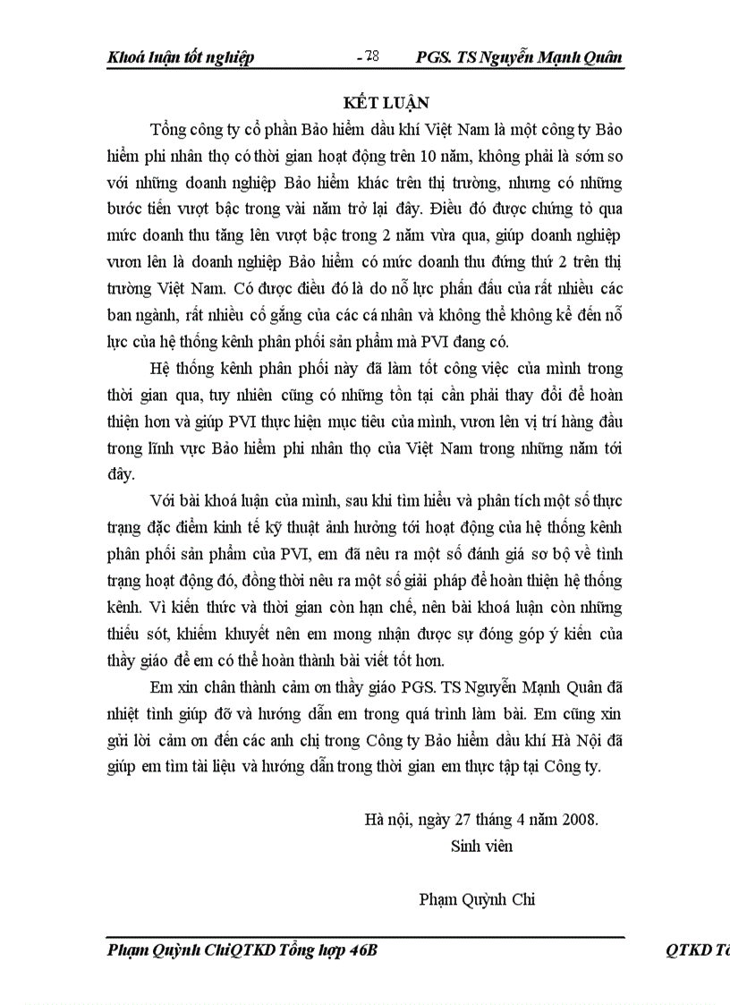 image for page Hoàn thiện hệ thống kênh phân phối sản phẩm Bảo hiểm tại Tổng công ty cổ phần Bảo hiểm dầu khí Việt Nam