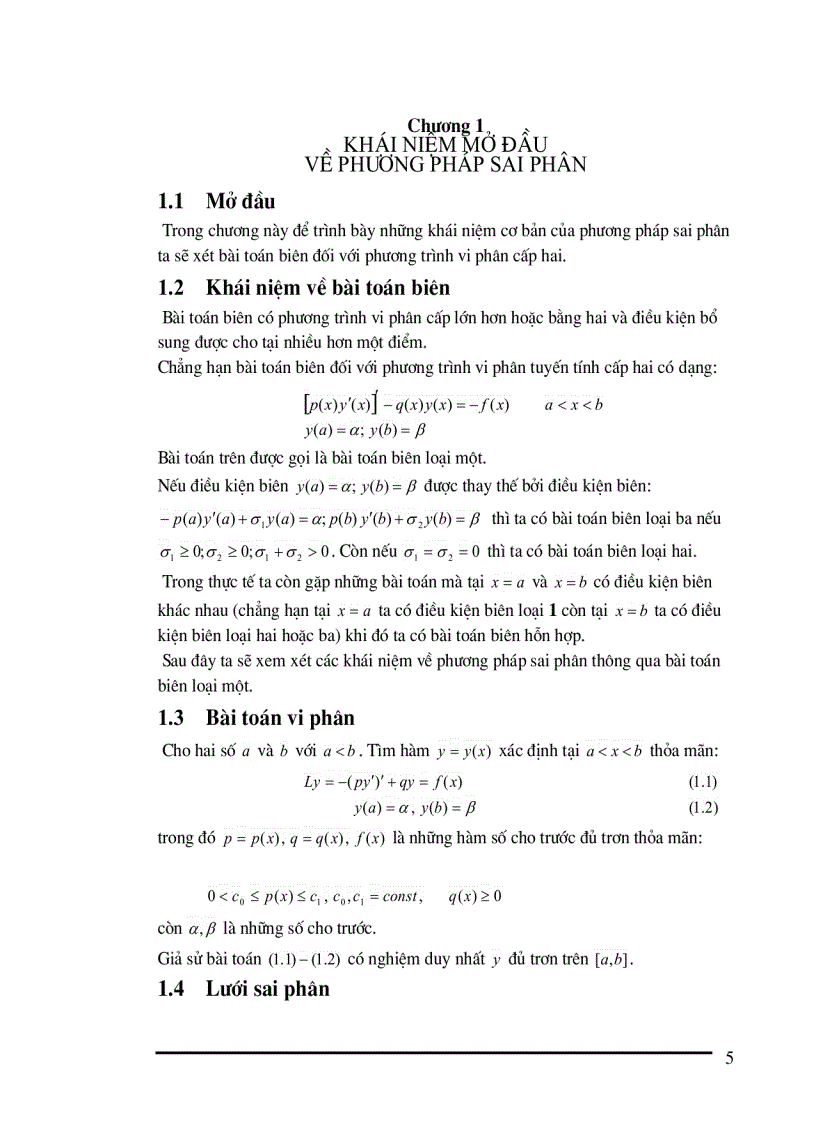 image for page Phương pháp sai phân giải gần đúng phương trình vi phân tuyến tính