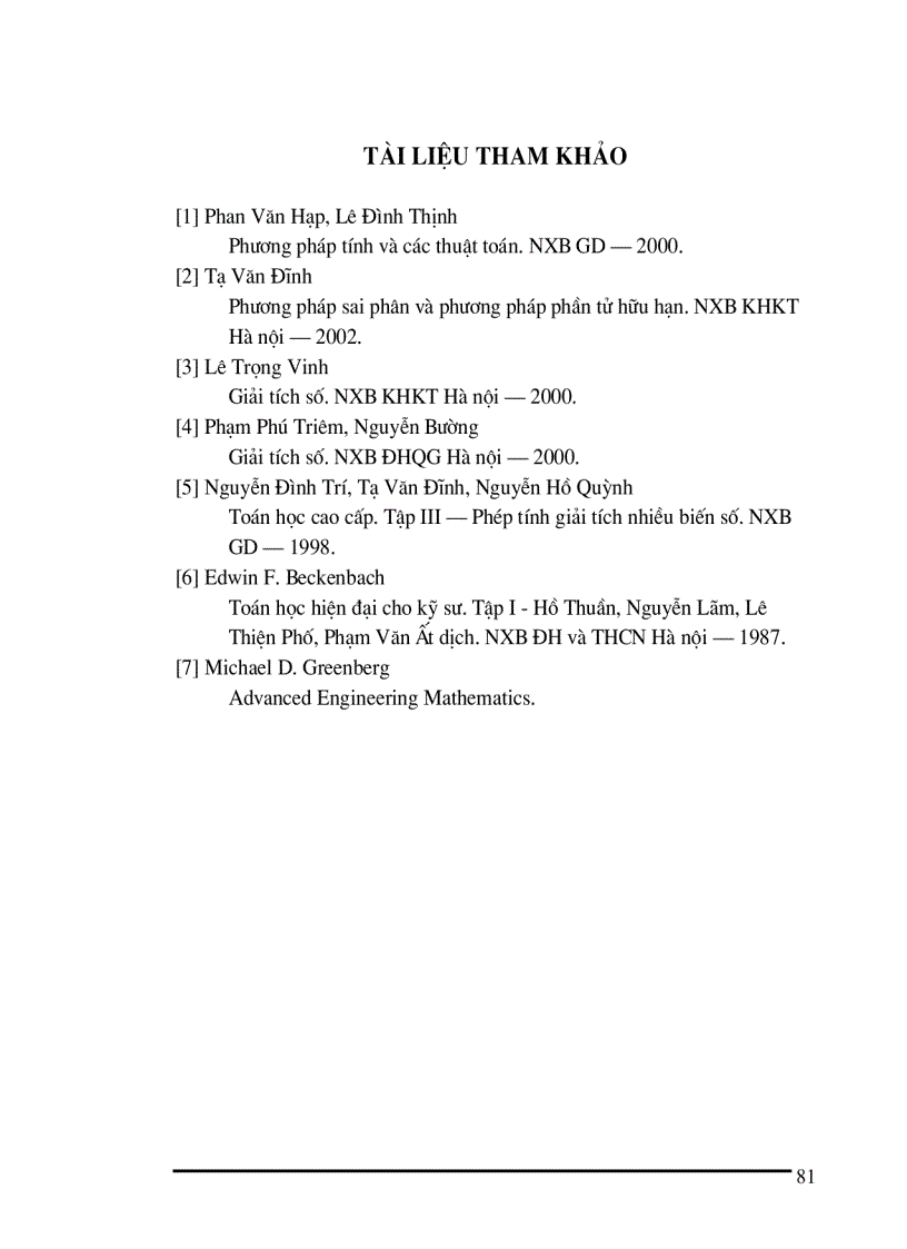 image for page Phương pháp sai phân giải gần đúng phương trình vi phân tuyến tính