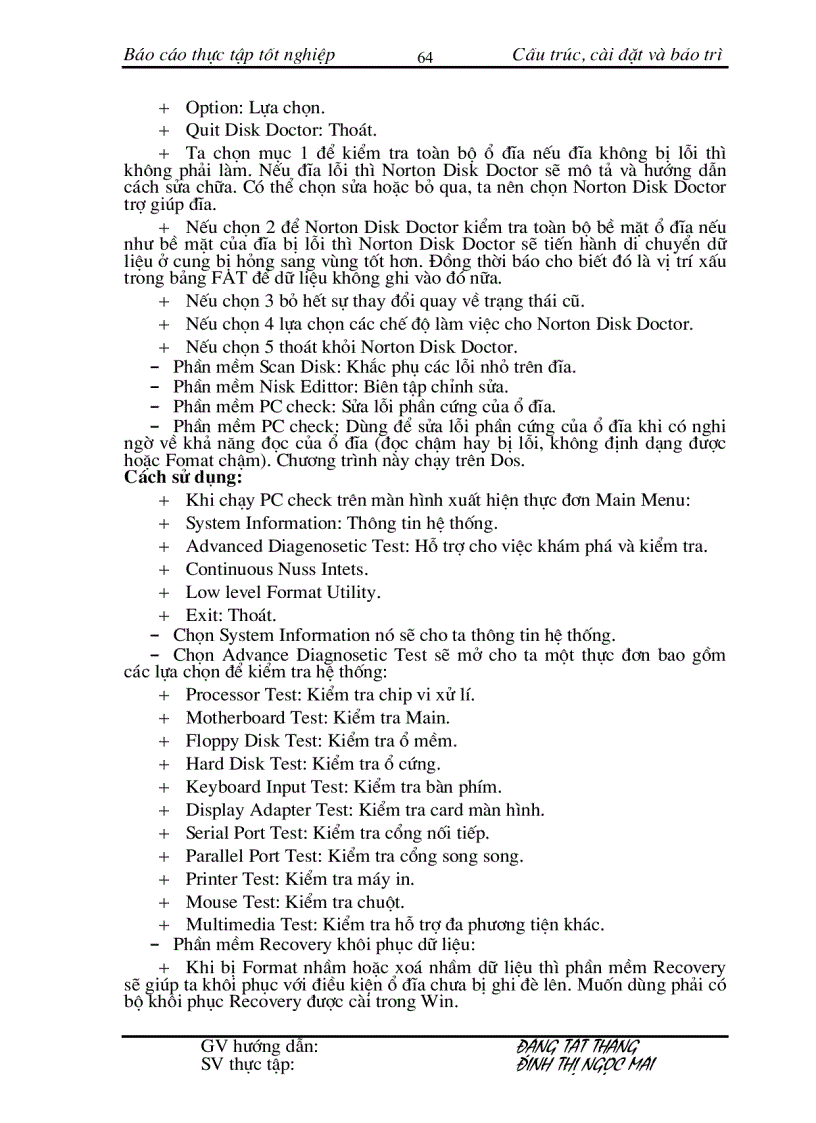 image for page Bảo trì hệ thống máy tính